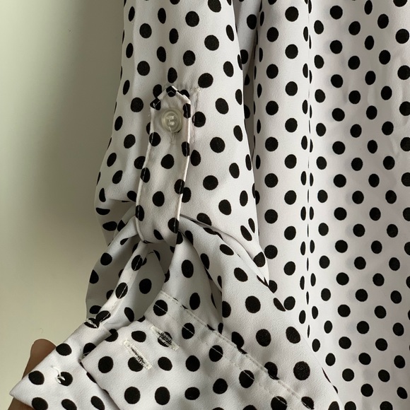 INC polka dot top. - Picture 4 of 5